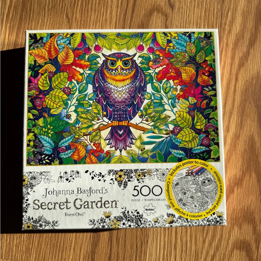 EUC Johanna Basford puzzle - 500 piece